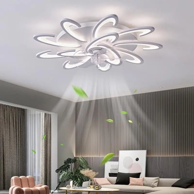 Lampada da soffitto e ventilatore Lill