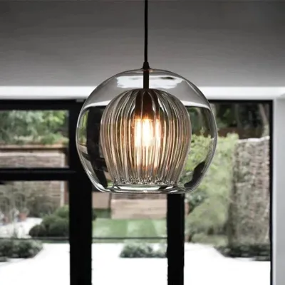 Lampada a sospensione a tazza