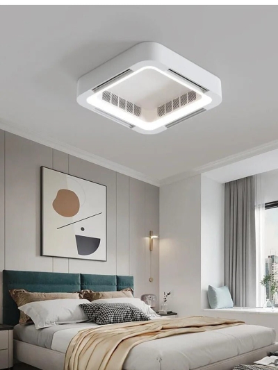 Lampada da soffitto e ventilatore Zaki Smart