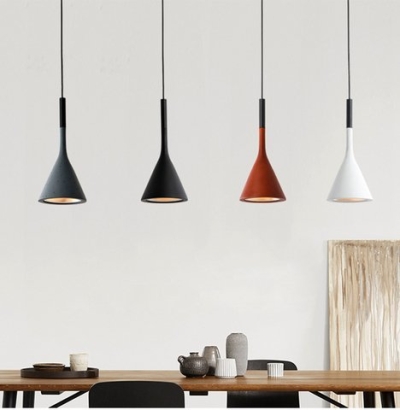 Lampada a sospensione Divino (rossa)