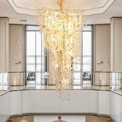Lampadario a scala lunga Velora