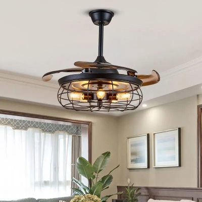 Lampada da soffitto e ventilatore a sospensione Oran
