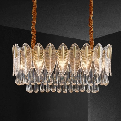 Nehora Linear Crystal Chandelier