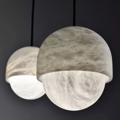 Neos Alabaster Pendant Light