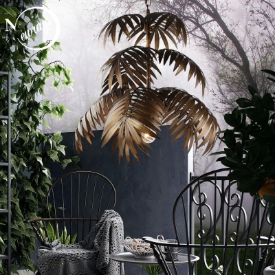 Lampadario di palma