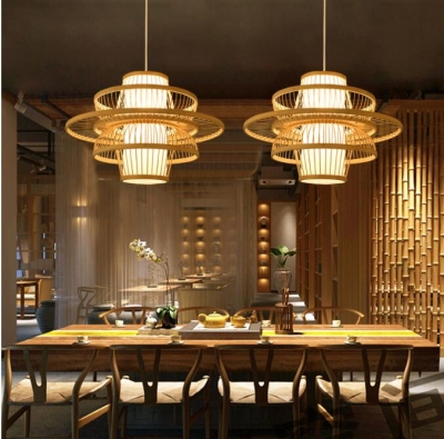 Collezione di lampade a sospensione in rattan Oasis