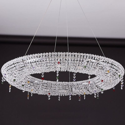 Micans Round Crystal Chandelier