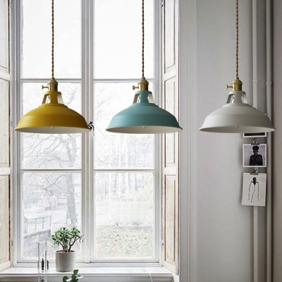 Color Block Shade Pendant Light