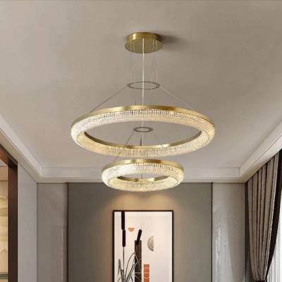 Zenith Round Crystal Chandlier