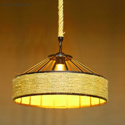 Lampada a sospensione in sughero