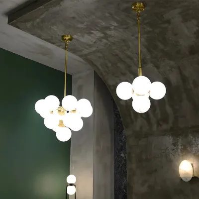 Lampada a sospensione in alabastro Kadur