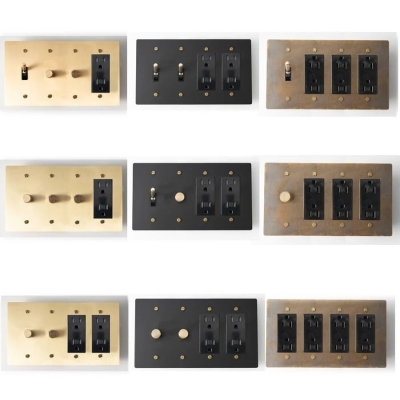 Dimmer misto in ottone (4 canali)