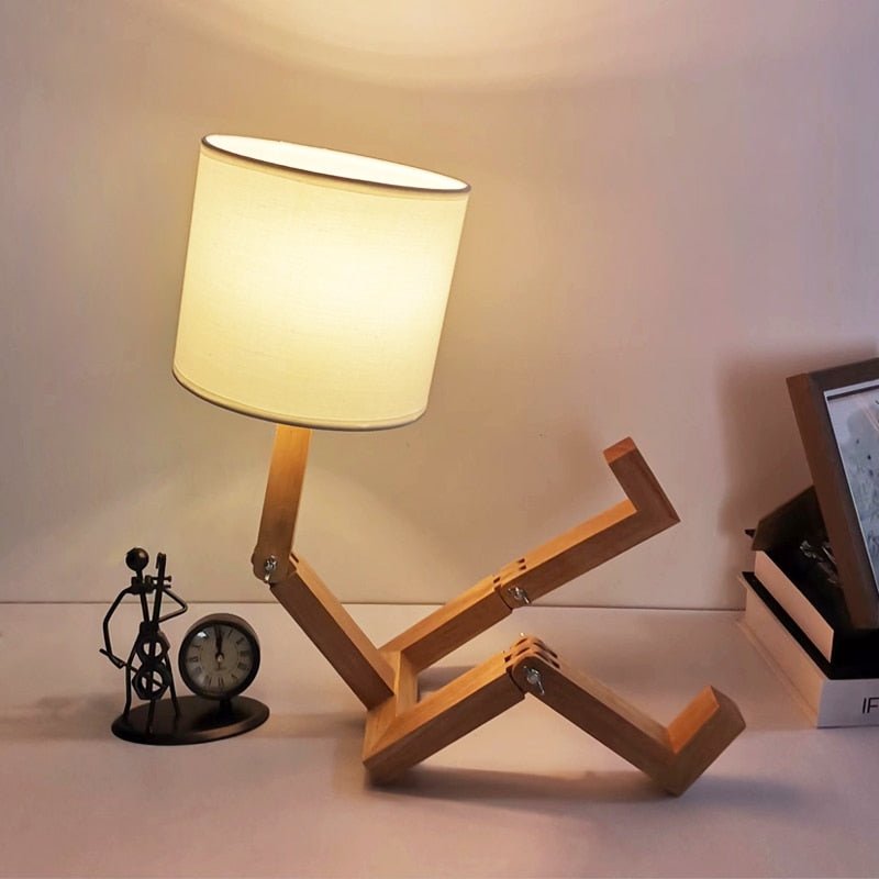 Table Light Man Mechanical Man Table Lamp